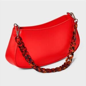 A New Day East West Shoulder Handbag Purse Pink Zipper‎ Pockets NEW